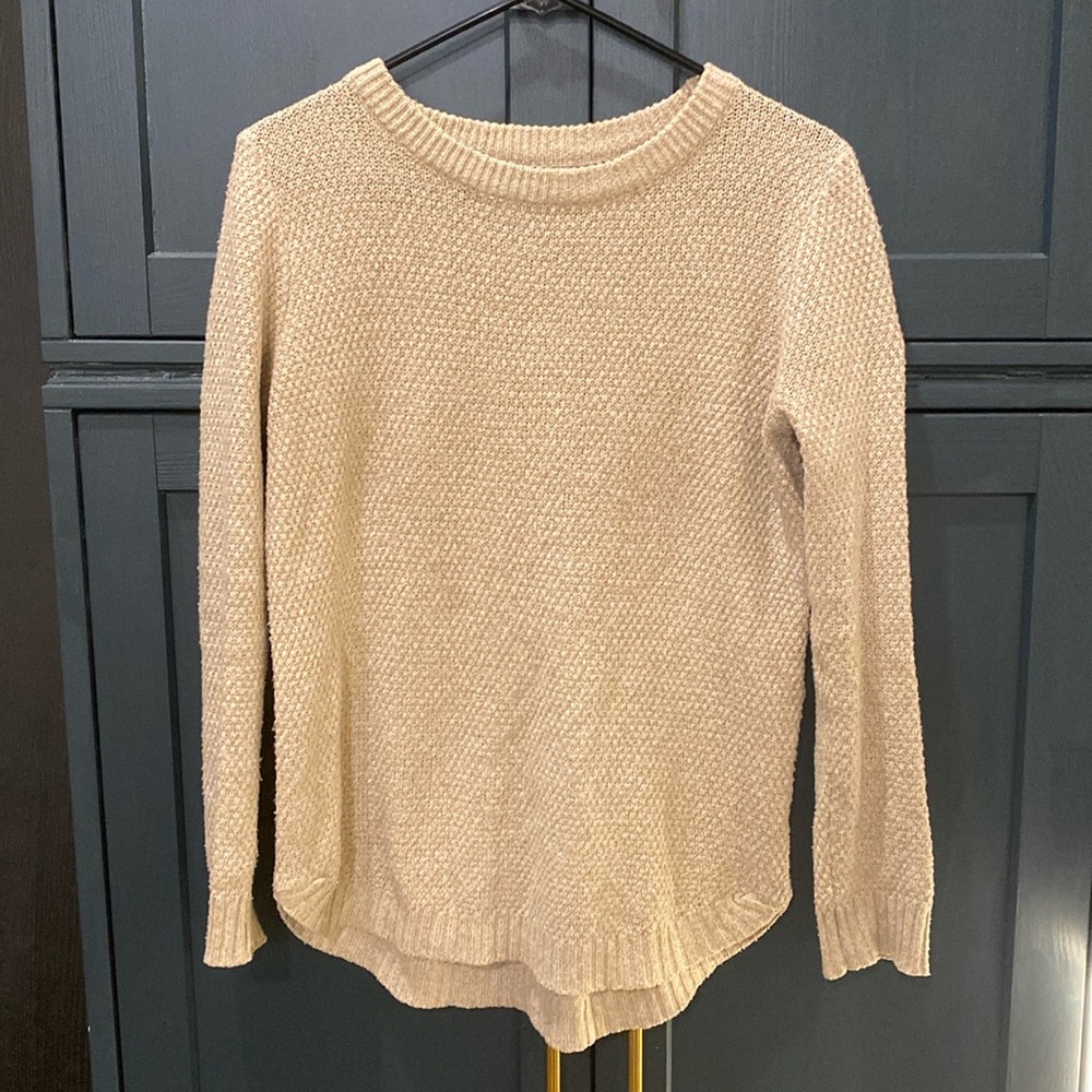 Tan sweater size small
